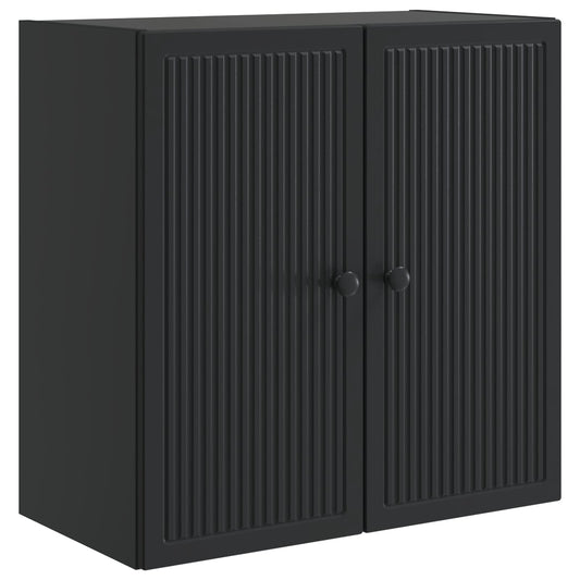Wall-Mounted Cabinet Black 59 x 31 x 60 cm Engineered Wood