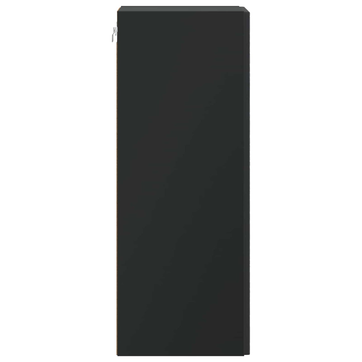 Wall-Mounted Cabinet Black 33 x 34.5 x 90 cm Engineered Wood