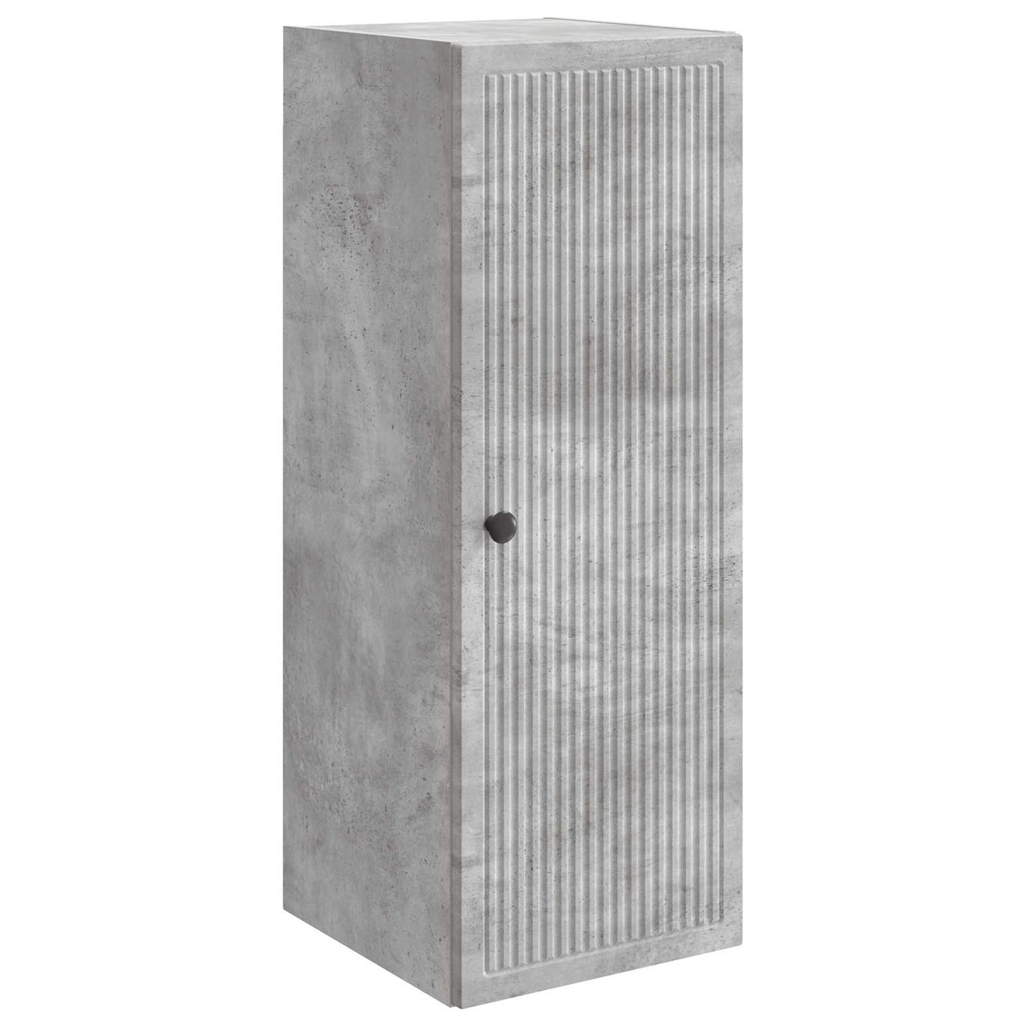 Wall-Mounted Cabinet Concrete Grey 33 x 34.5 x 90 cm