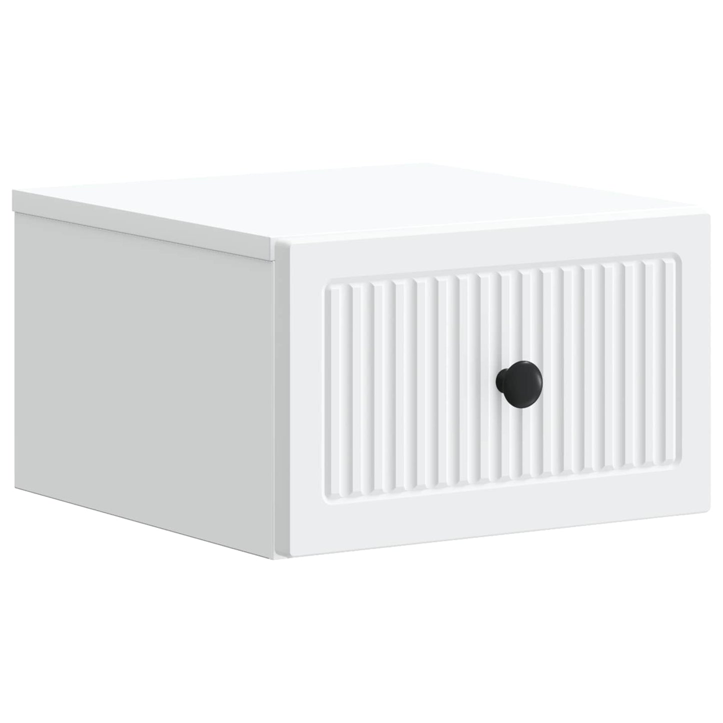 Wall-Mounted Bedside Cabinet White 33 x 34.5 x 20 cm