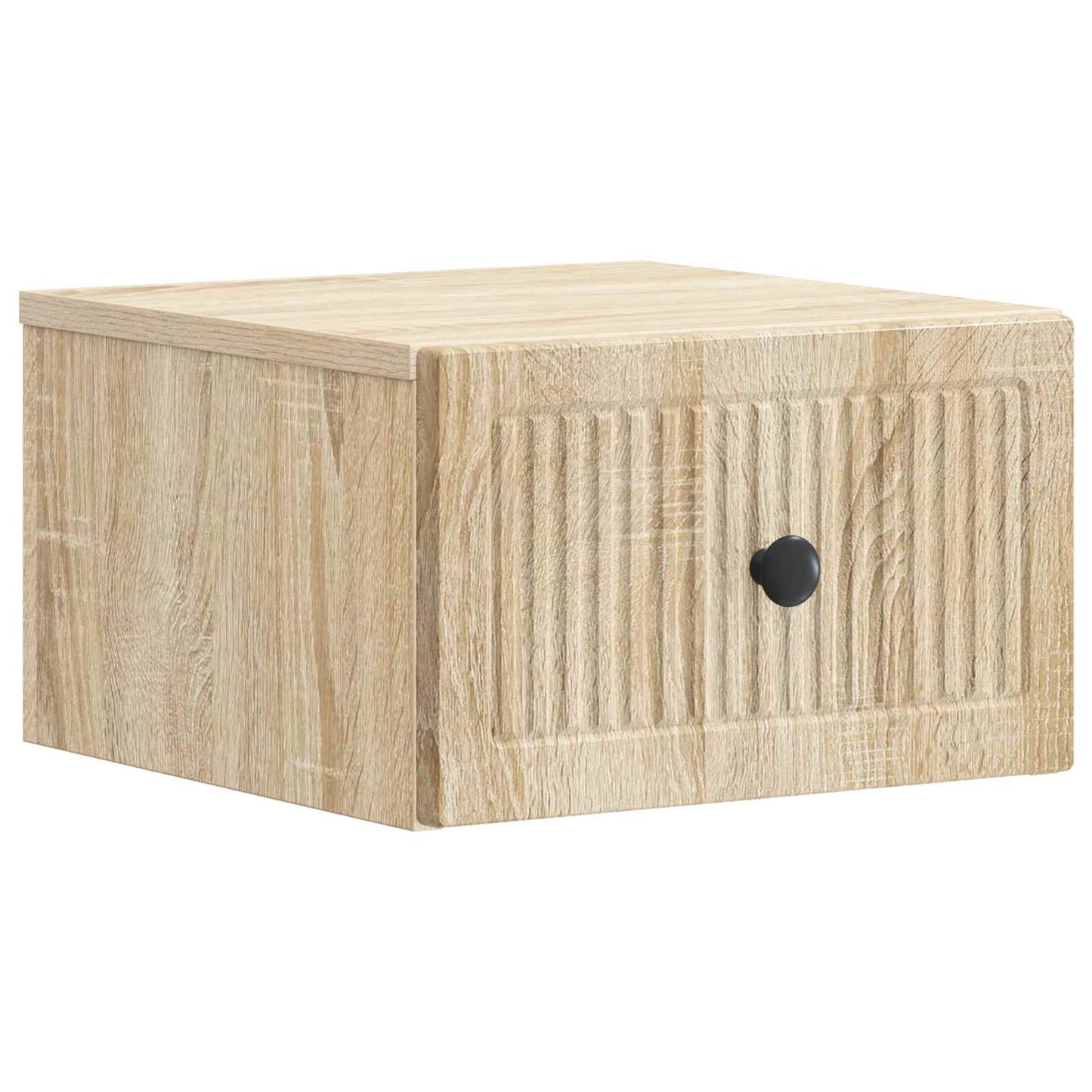 Wall-Mounted Bedside Cabinet 2 pcs Sonoma Oak 33 x 34.5 x 20 cm