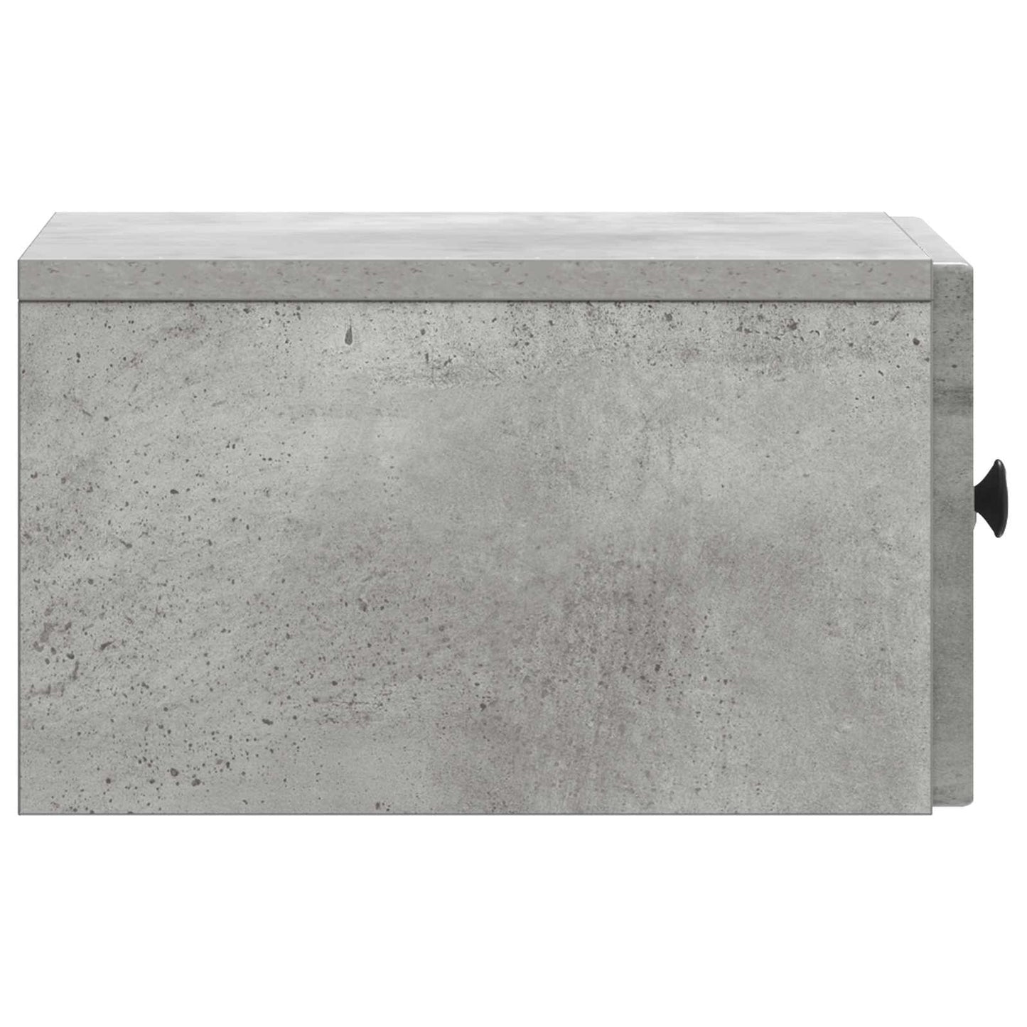 Wall-Mounted Bedside Cabinet Concrete Grey 33 x 34.5 x 20 cm