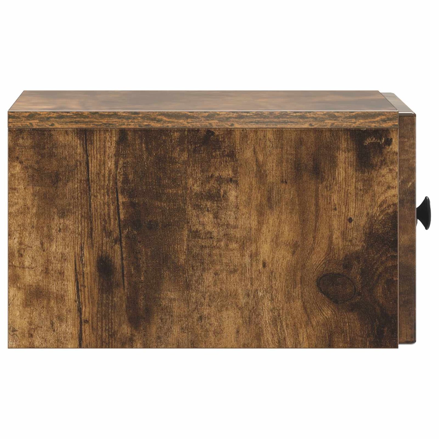Wall-Mounted Bedside Cabinet Smoked Oak 33 x 34.5 x 20 cm