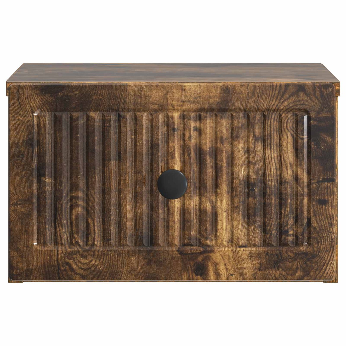 Wall-Mounted Bedside Cabinet 2 pcs Smoked Oak 33 x 34.5 x 20 cm