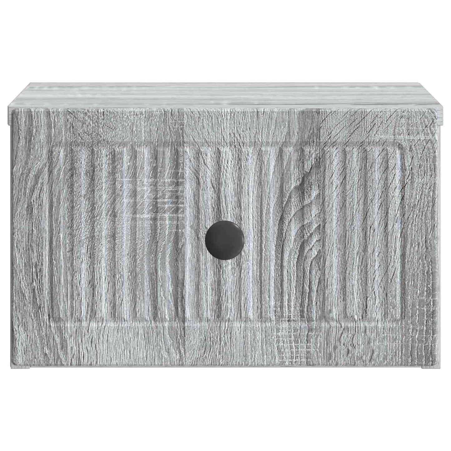 Wall-Mounted Bedside Cabinet Grey Sonoma 33 x 34.5 x 20 cm