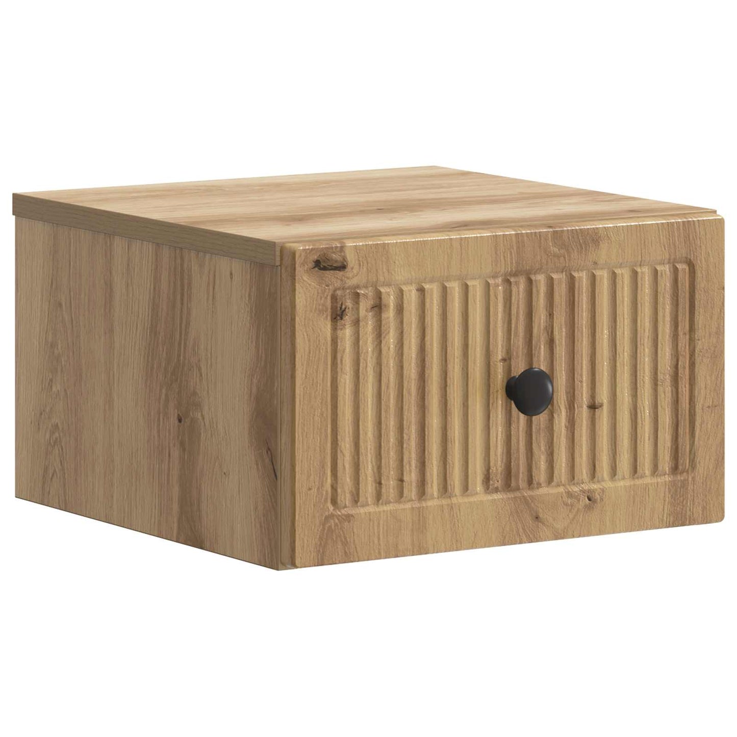 Wall-Mounted Bedside Cabinet 2 pcs Artisan Oak Engineered Wood