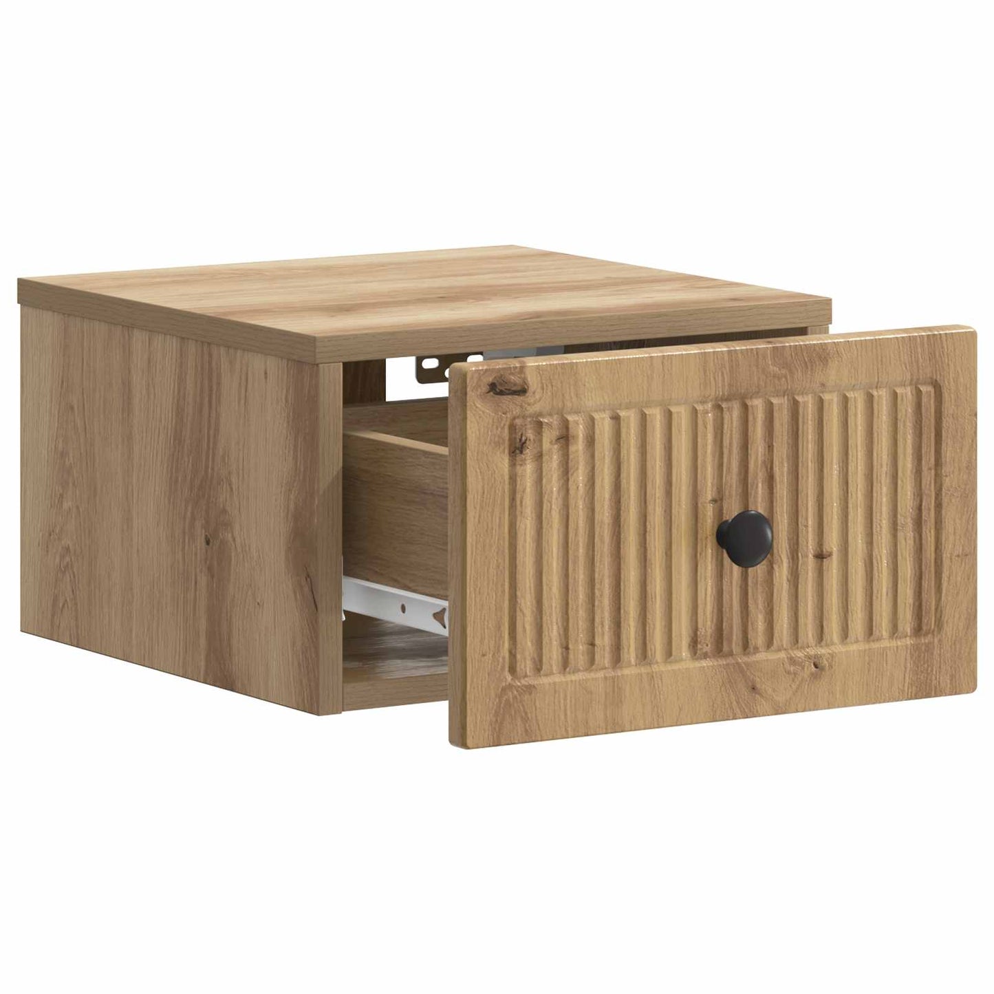 Wall-Mounted Bedside Cabinet 2 pcs Artisan Oak
