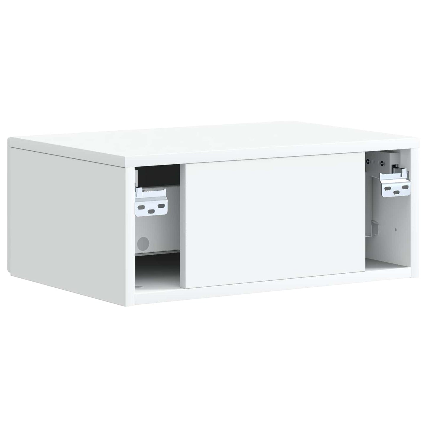 Bedside Cabinet White 49 x 34.5 x 20 cm Engineered Wood