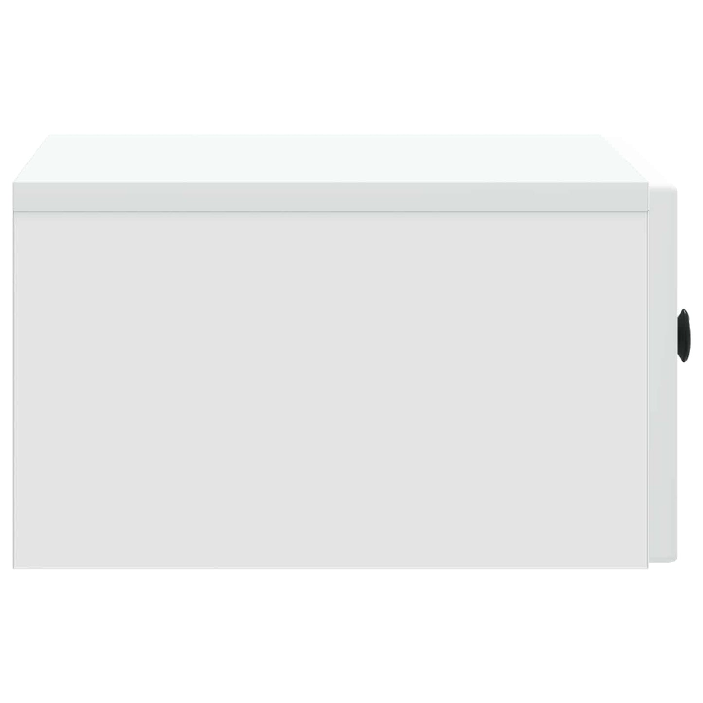 Bedside Cabinet White 49 x 34.5 x 20 cm Engineered Wood