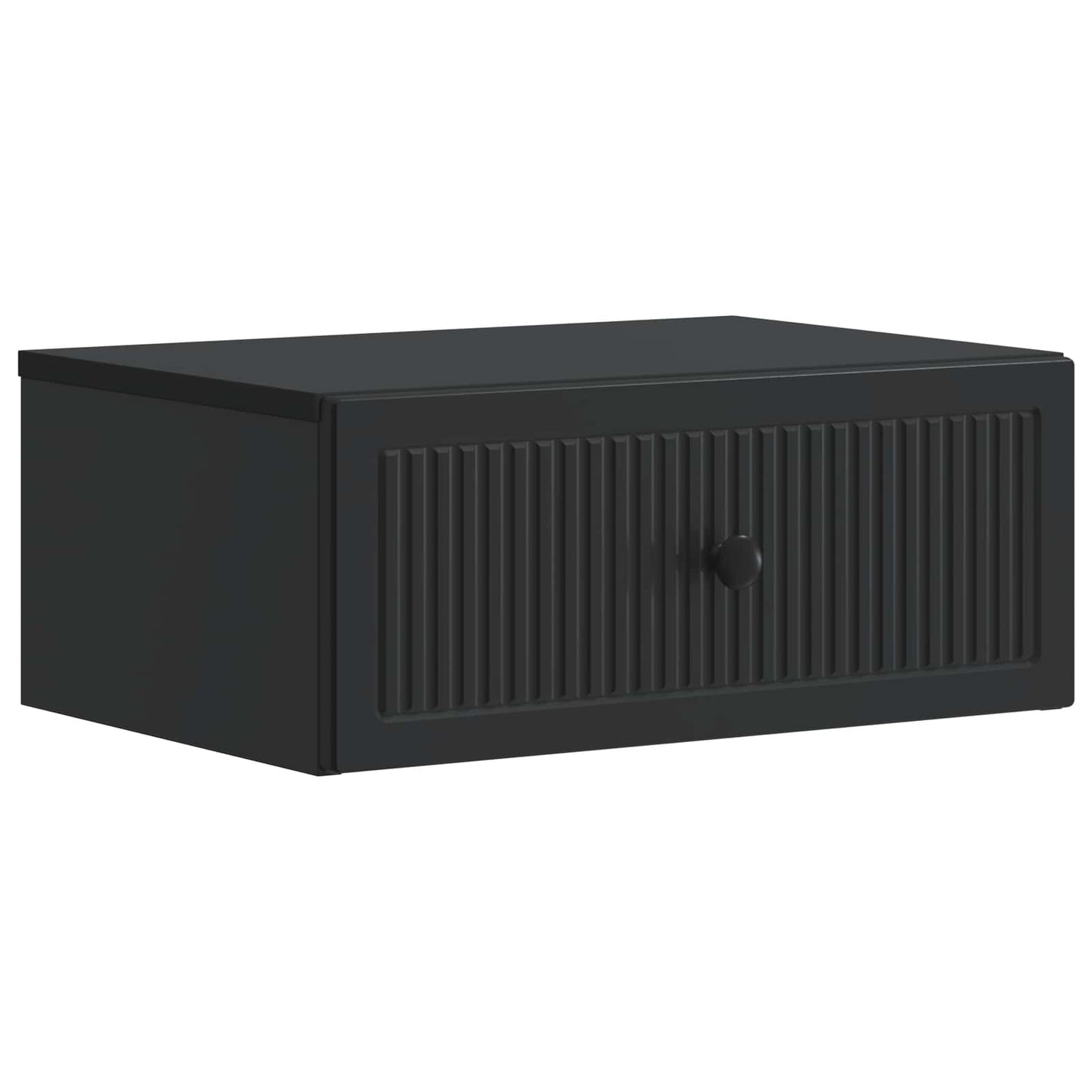 Bedside Cabinet Black 49 x 34.5 x 20 cm Engineered Wood