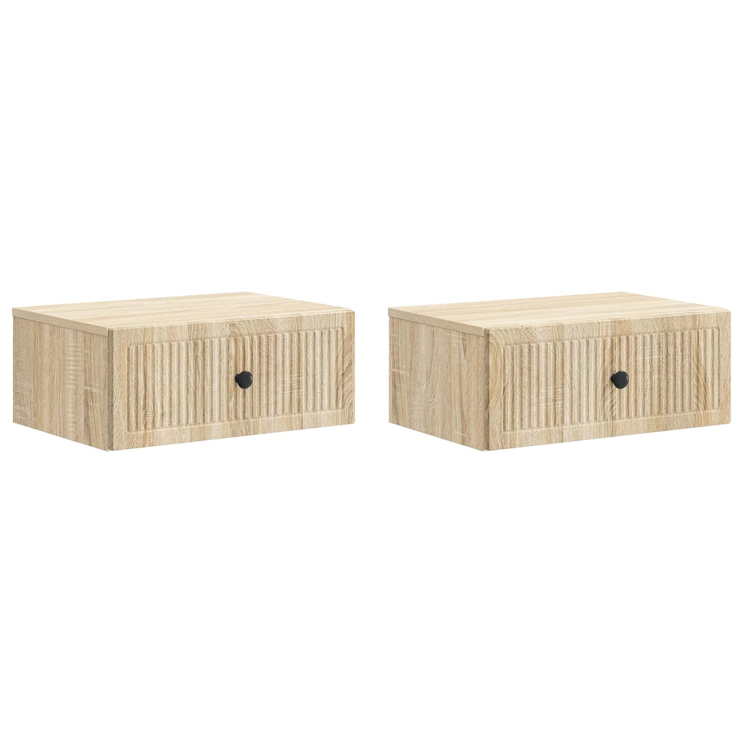 Bedside Cabinet with Drawer 2 pcs Sonoma Oak 49 x 34.5 x 20 cm