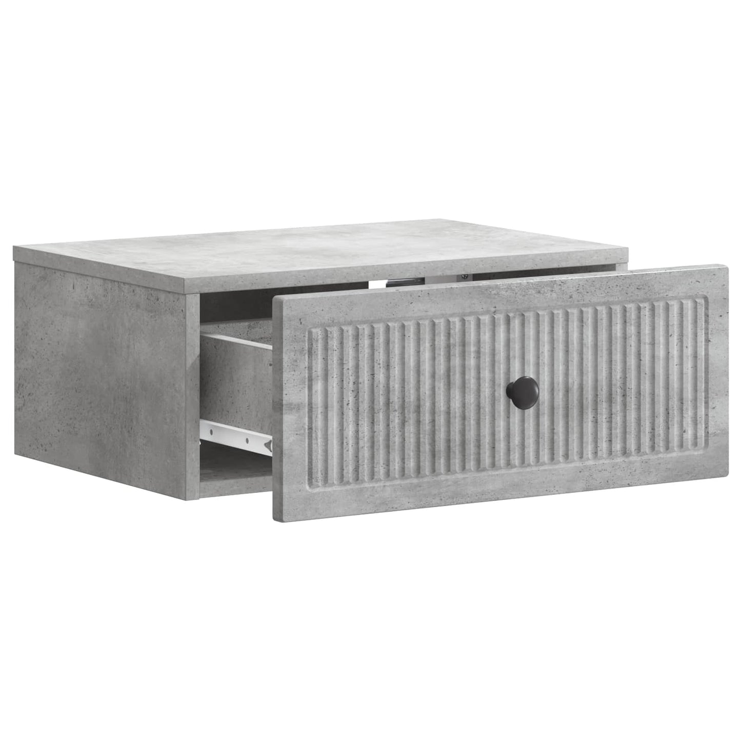 Bedside Cabinet 2 pcs Concrete Grey 49 x 34.5 x 20 cm