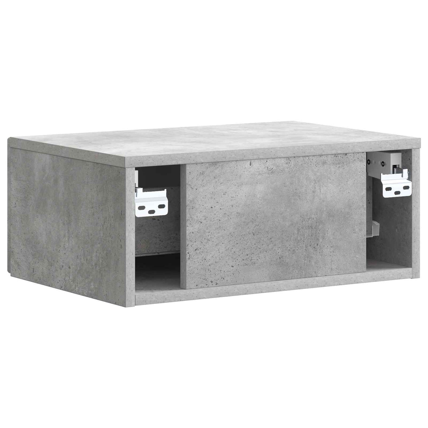 Bedside Cabinet 2 pcs Concrete Grey 49 x 34.5 x 20 cm