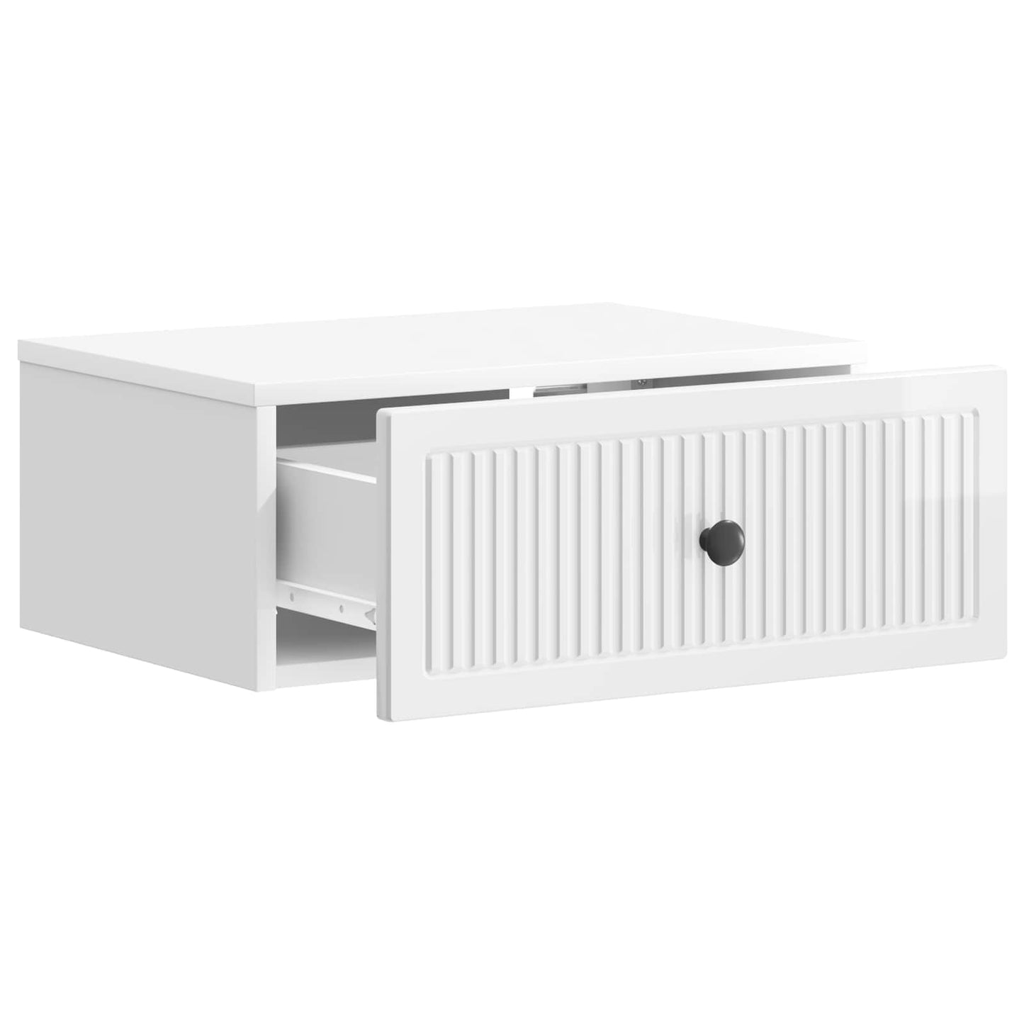 Bedside Cabinet 2 pcs High Gloss White 49 x 34.5 x 20 cm