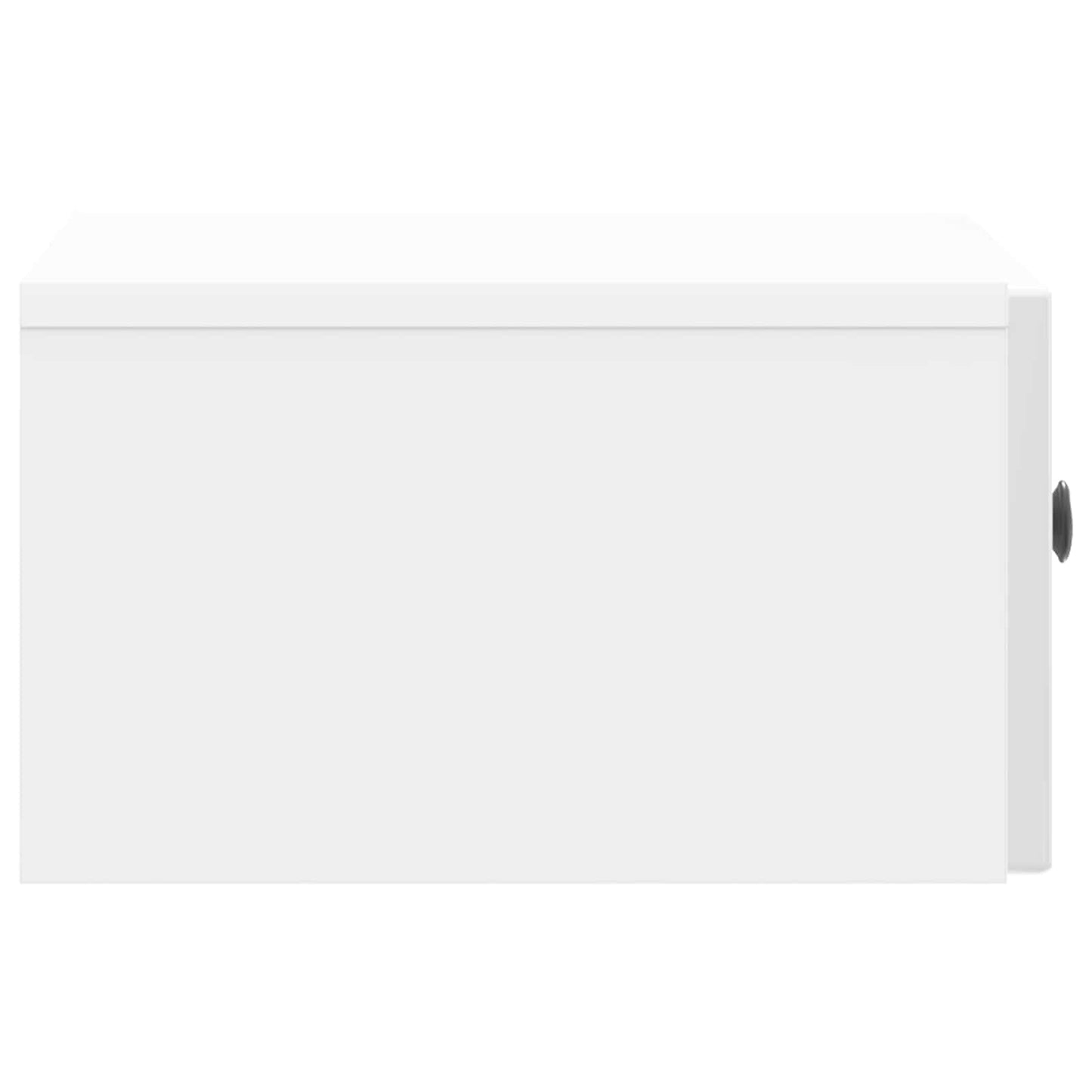 Bedside Cabinet 2 pcs High Gloss White 49 x 34.5 x 20 cm