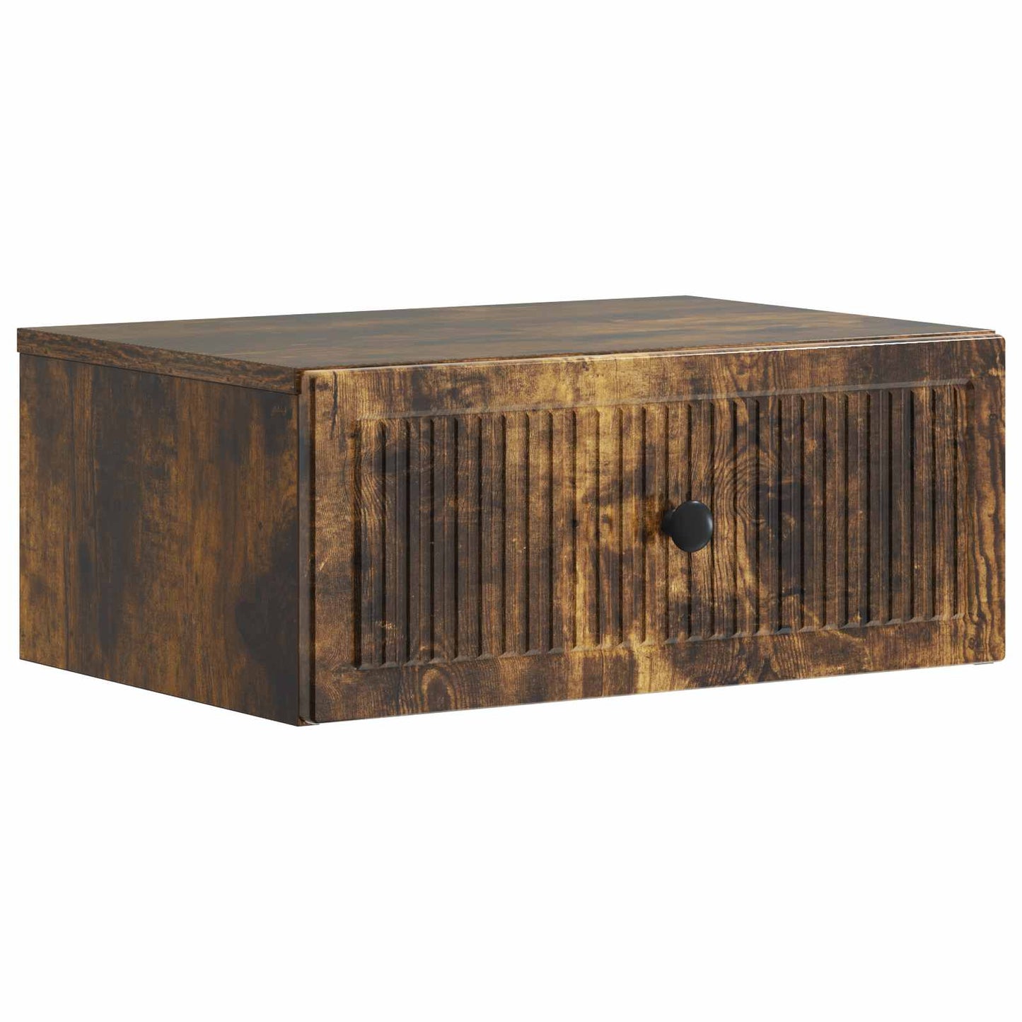 Bedside Cabinet Smoked Oak 49 x 34.5 x 20 cm Engineered Wood