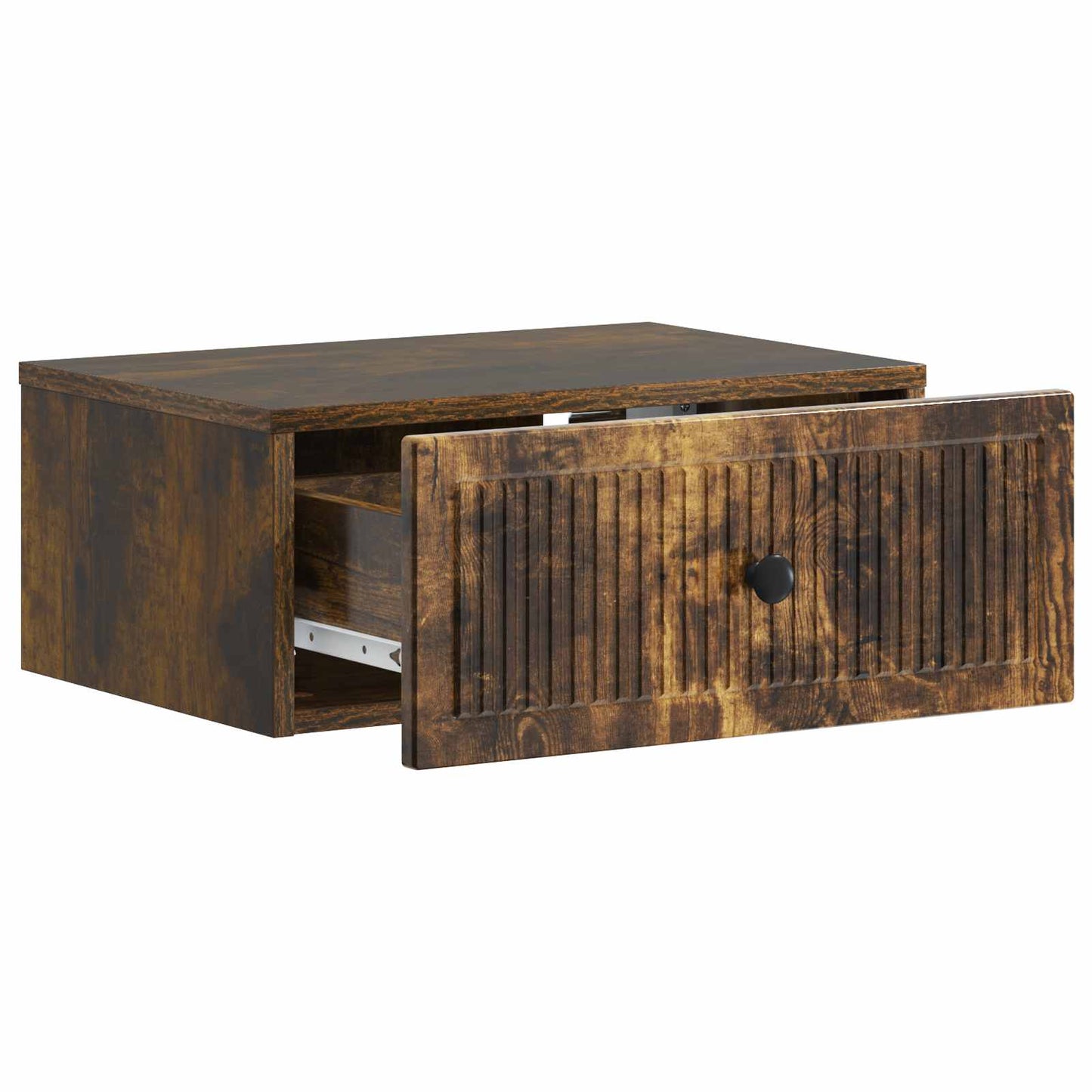 Bedside Cabinet Smoked Oak 49 x 34.5 x 20 cm Engineered Wood