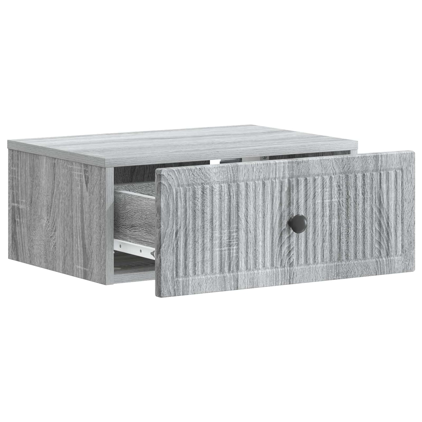 Bedside Cabinet Grey Sonoma 49 x 34.5 x 20 cm Engineered Wood