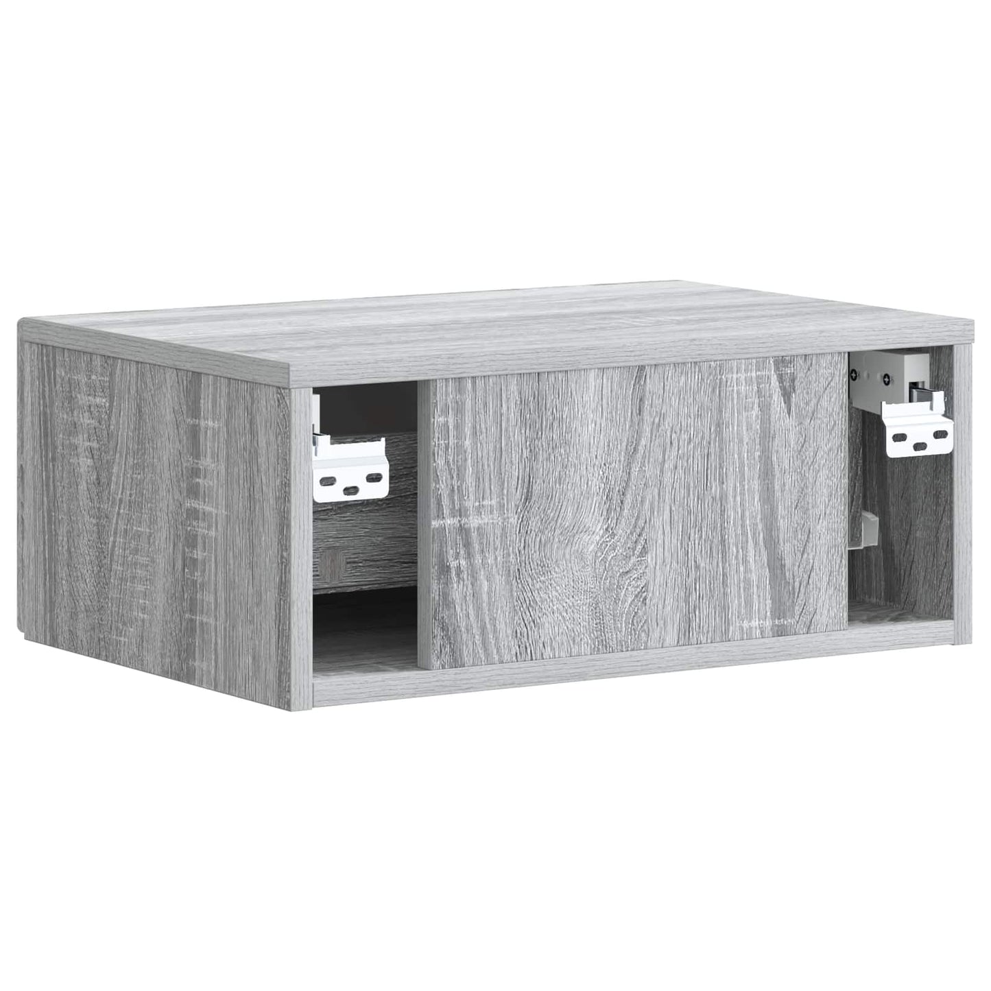 Bedside Cabinet with Drawer 2 pcs Grey Sonoma 49 x 34.5 x 20 cm