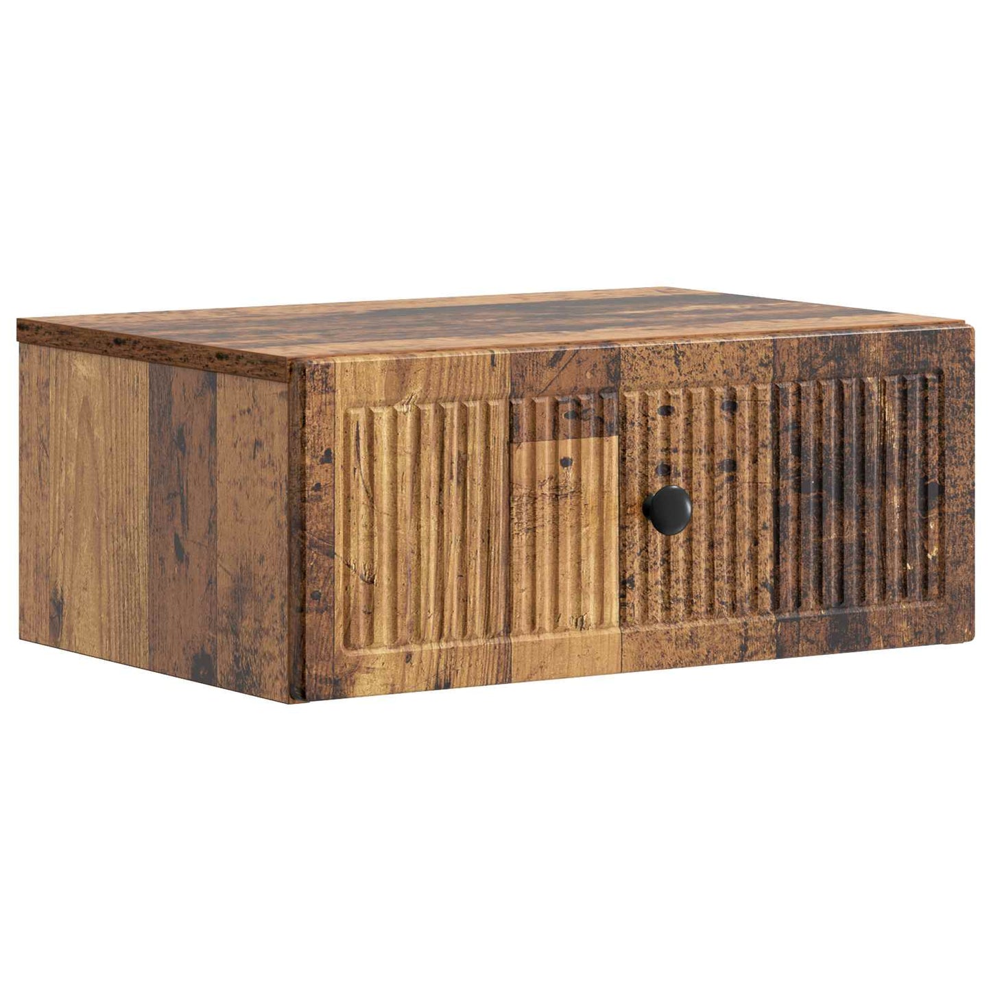 Bedside Cabinet with Drawer 2 pcs Old Wood 49 x 34.5 x 20 cm