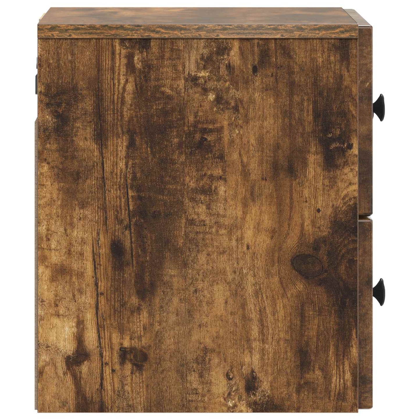 Wall-Mounted Bedside Cabinet Smoked Oak 33 x 34.5 x 40 cm