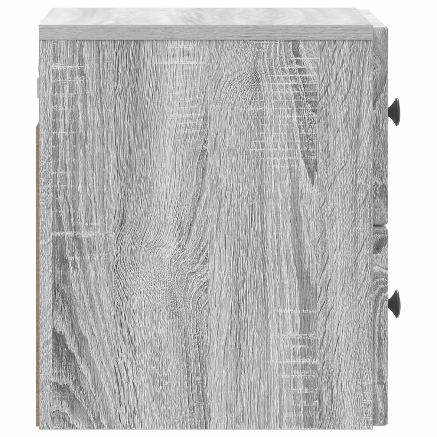Wall-Mounted Bedside Cabinet Grey Sonoma 33 x 34.5 x 40 cm