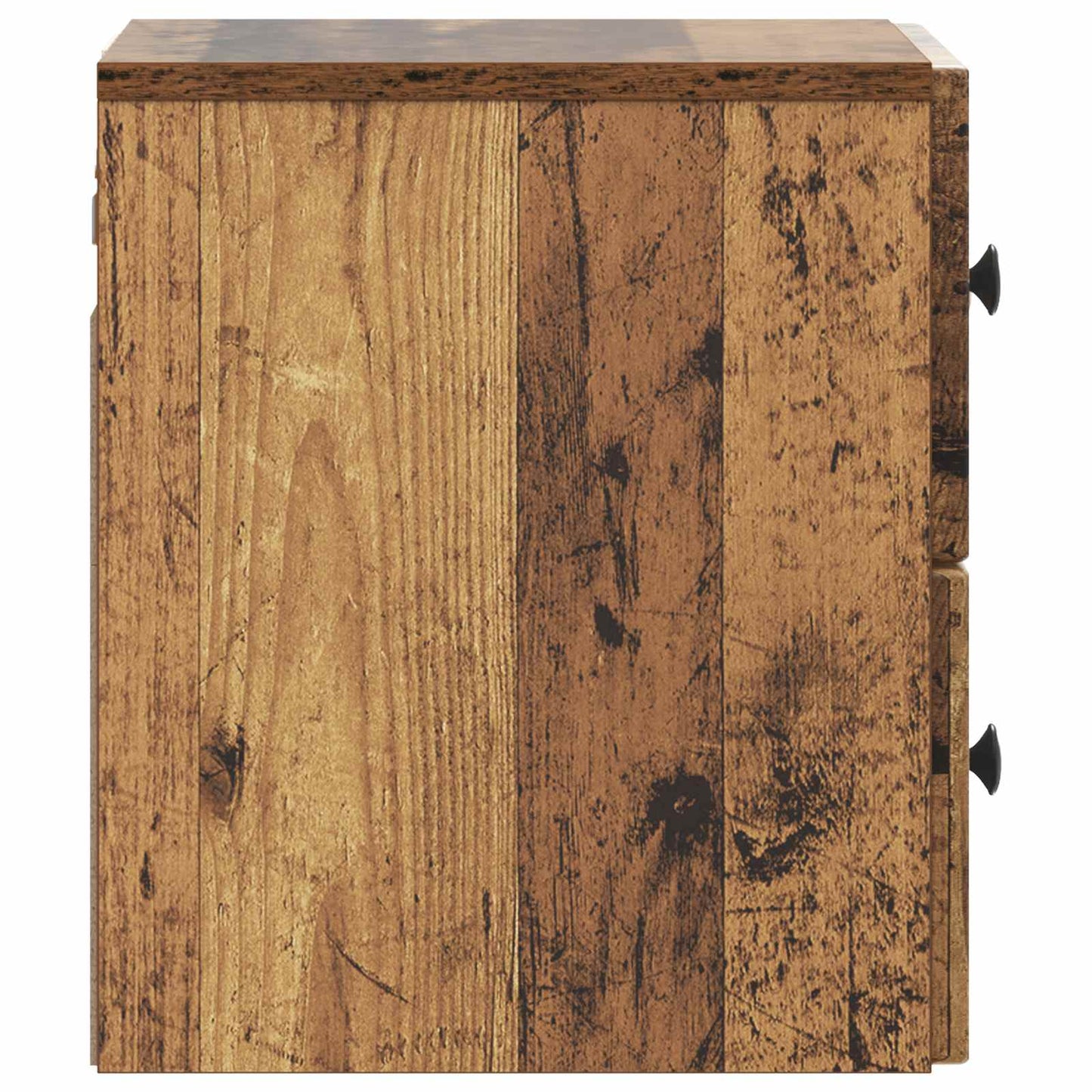 Wall-Mounted Bedside Cabinet 2 pcs Old Wood 33 x 34.5 x 40 cm