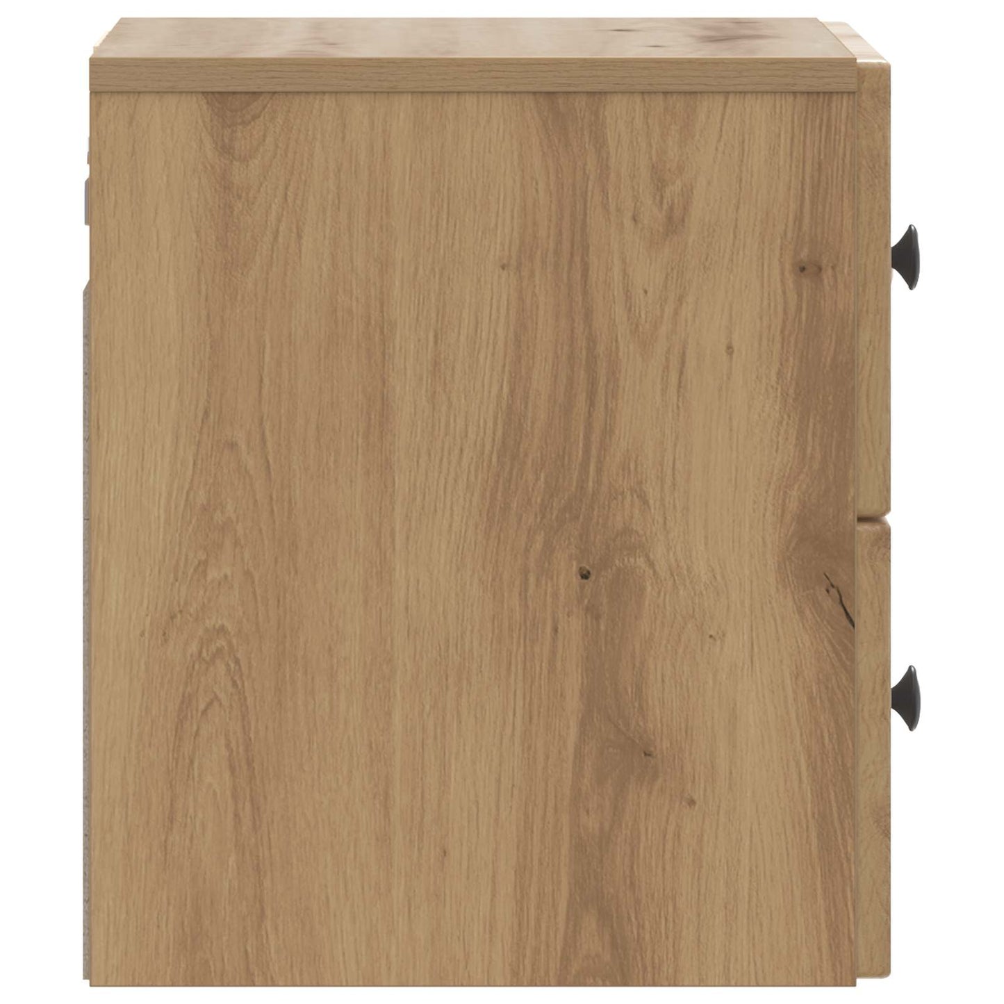Wall-Mounted Bedside Cabinet Artisan Oak 33 x 34.5 x 40 cm