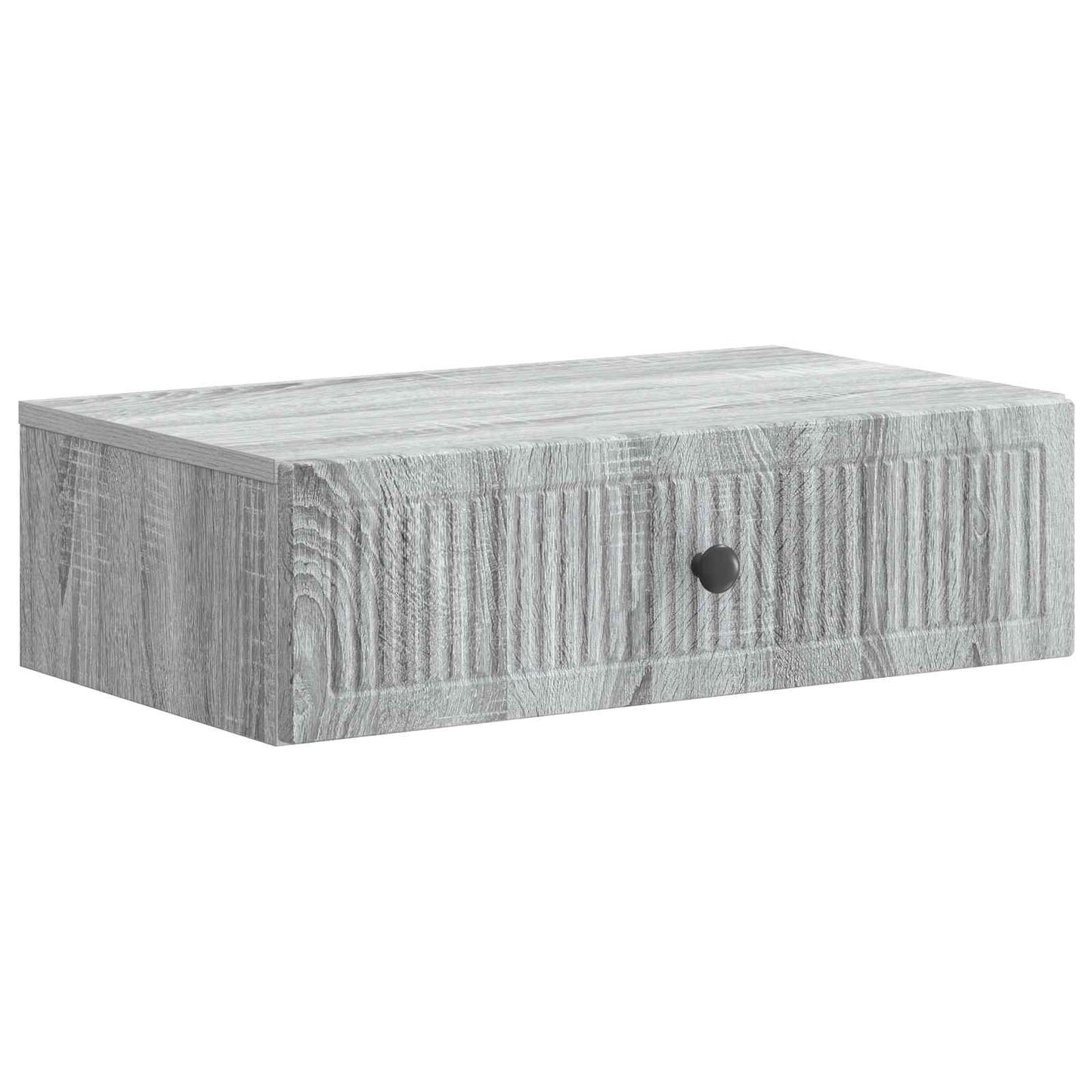 Wall-Mounted Side Table Grey Sonoma 59 x 34.5 x 17 cm
