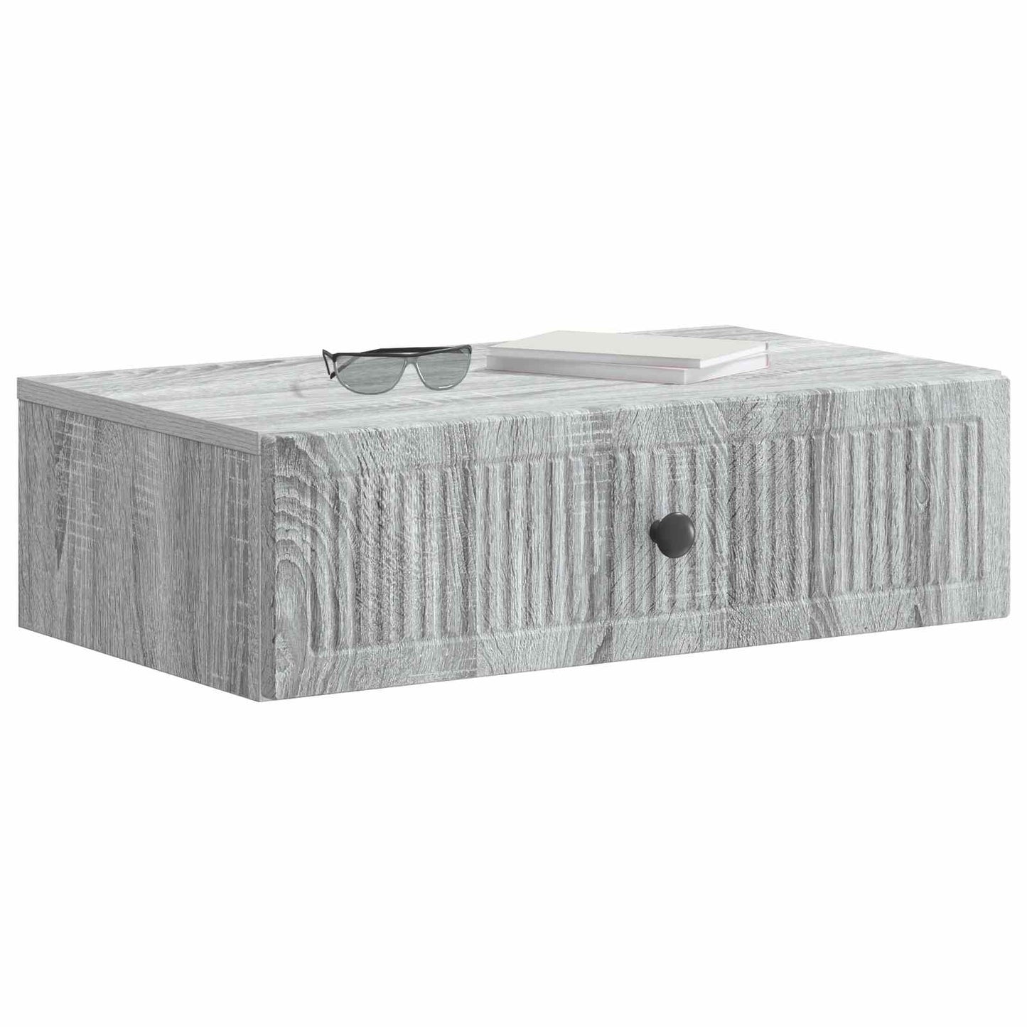 Wall-Mounted Side Table Grey Sonoma 59 x 34.5 x 17 cm