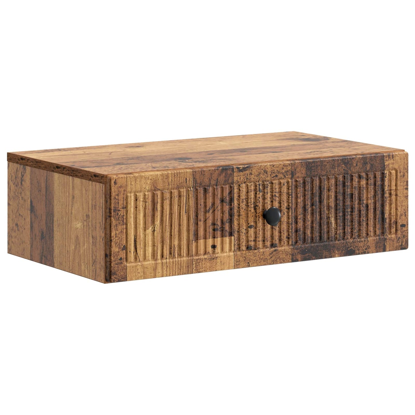 Wall-Mounted Side Table Wall-mounted Old Wood 59 x 34.5 x 17 cm