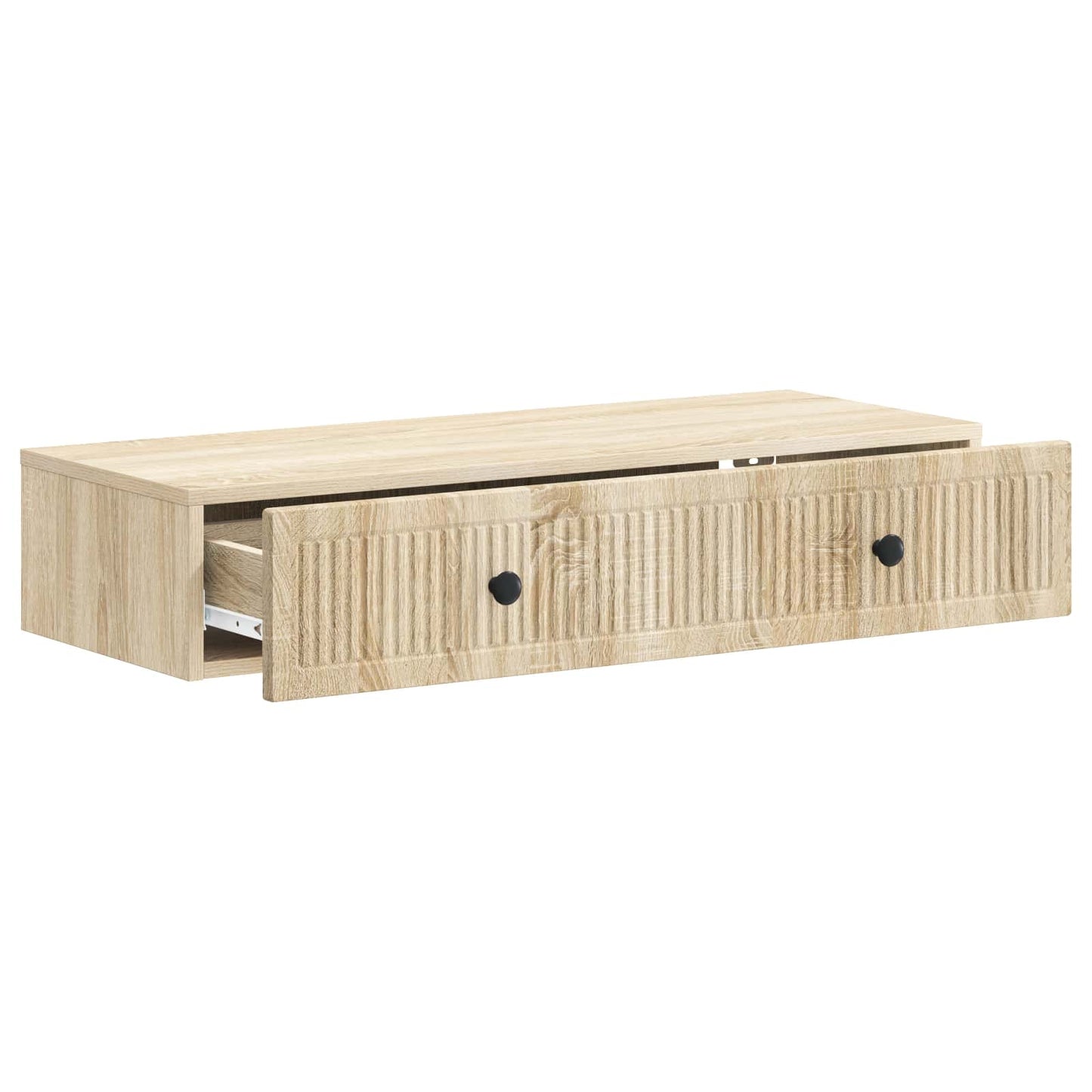 Wall-Mounted Side Table Sonoma Oak 87.5 x 34.5 x 17 cm
