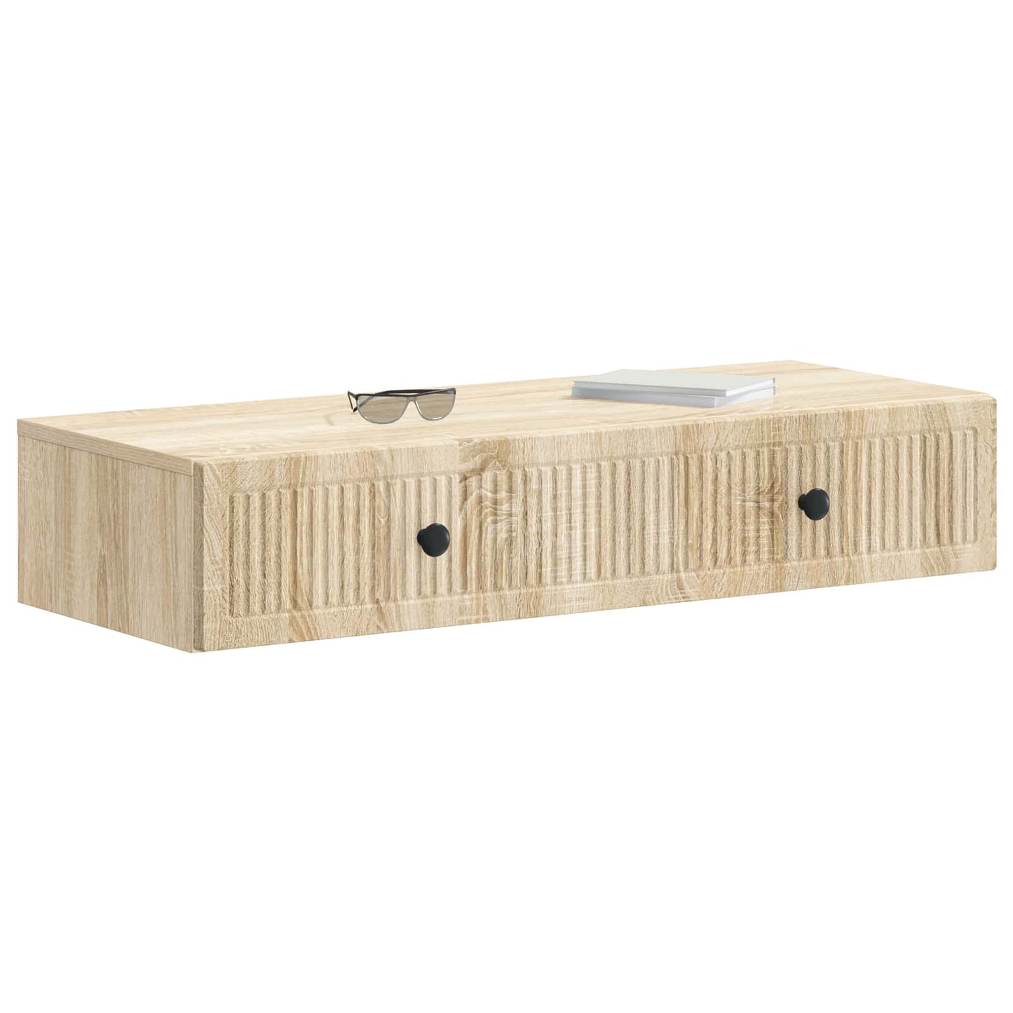 Wall-Mounted Side Table Sonoma Oak 87.5 x 34.5 x 17 cm