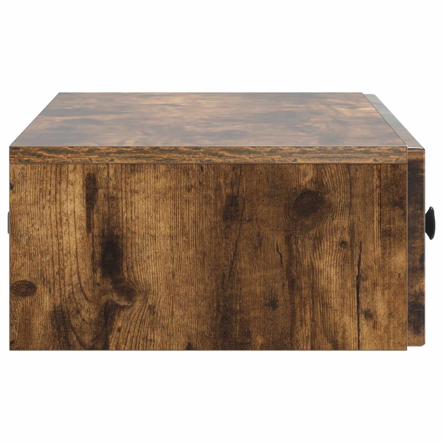 Wall-Mounted Side Table Smoked Oak 87.5 x 34.5 x 17 cm