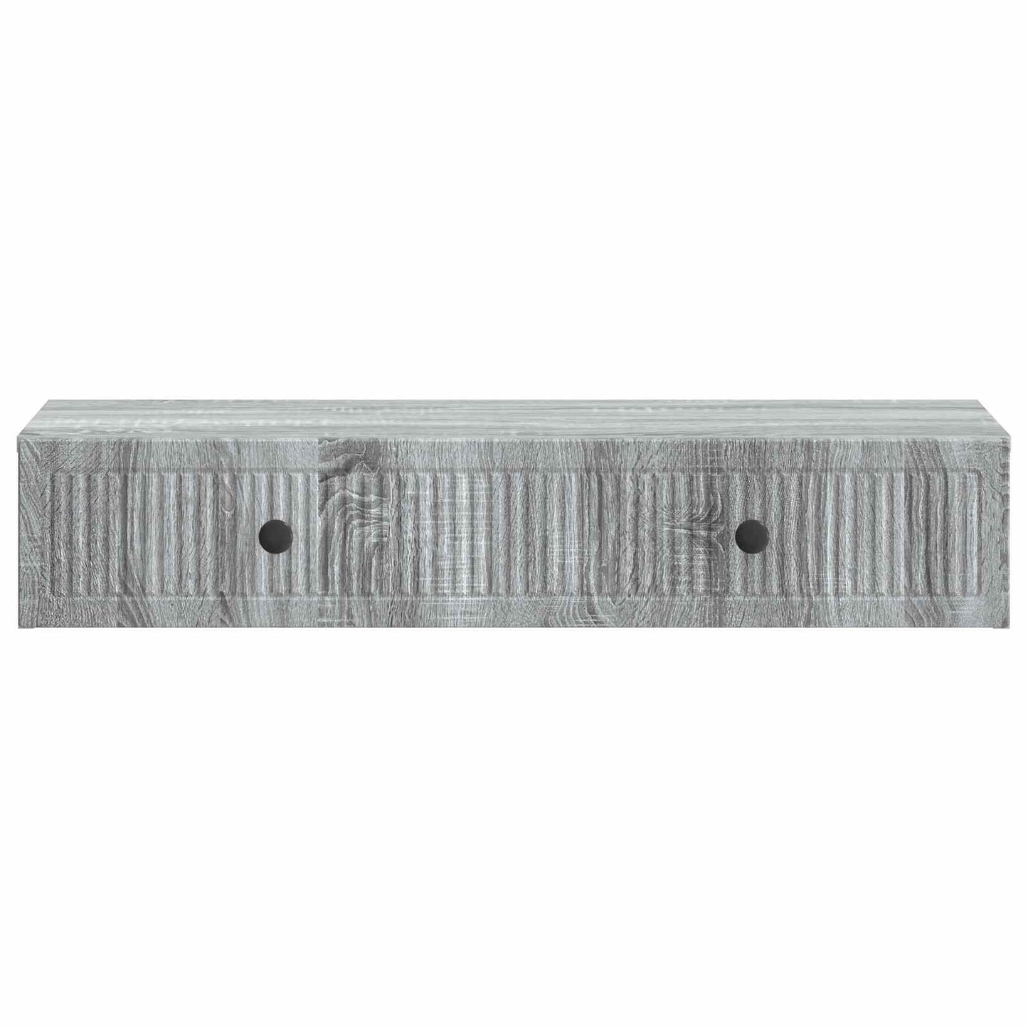 Wall-Mounted Side Table Grey Sonoma 87.5 x 34.5 x 17 cm