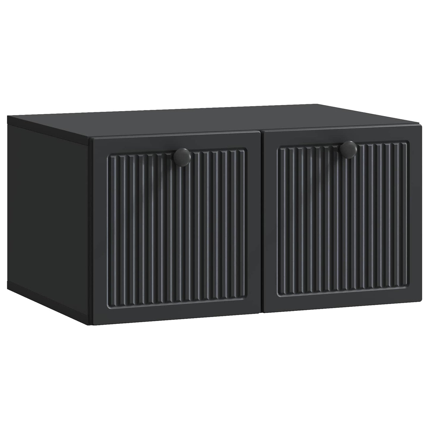 Wall-Mounted TV Cabinet Black 59.5 x 41 x 30 cm Engineered Wood