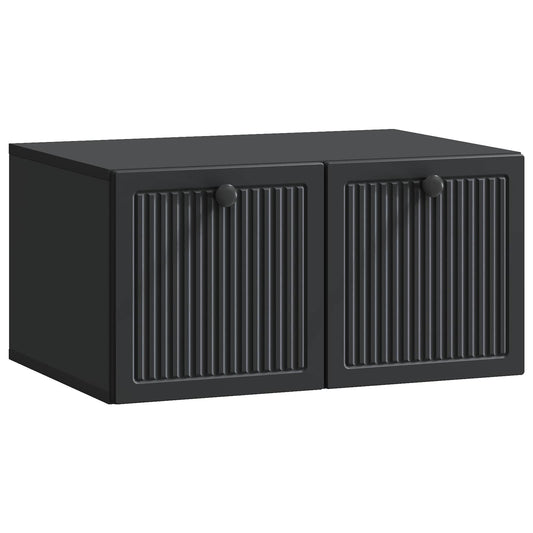 Wall-Mounted TV Cabinet Black 59.5 x 41 x 30 cm Engineered Wood