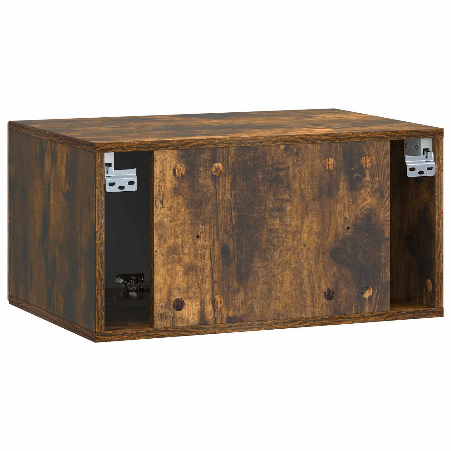 Wall-Mounted TV Cabinet Smoked Oak 59.5 x 41 x 30 cm