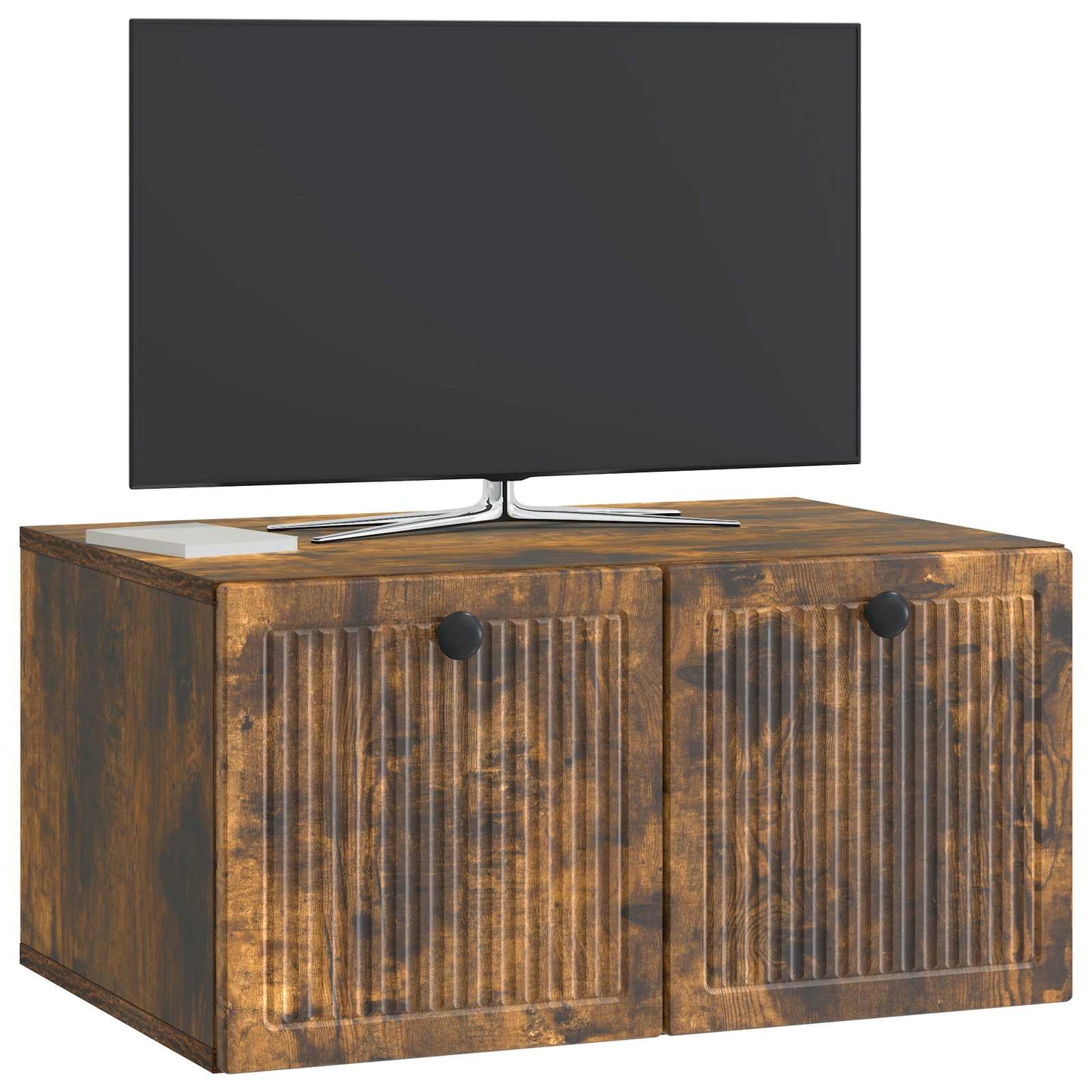 Wall-Mounted TV Cabinet Smoked Oak 59.5 x 41 x 30 cm