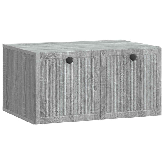 Wall-Mounted TV Cabinet Grey Sonoma 59.5 x 41 x 30 cm