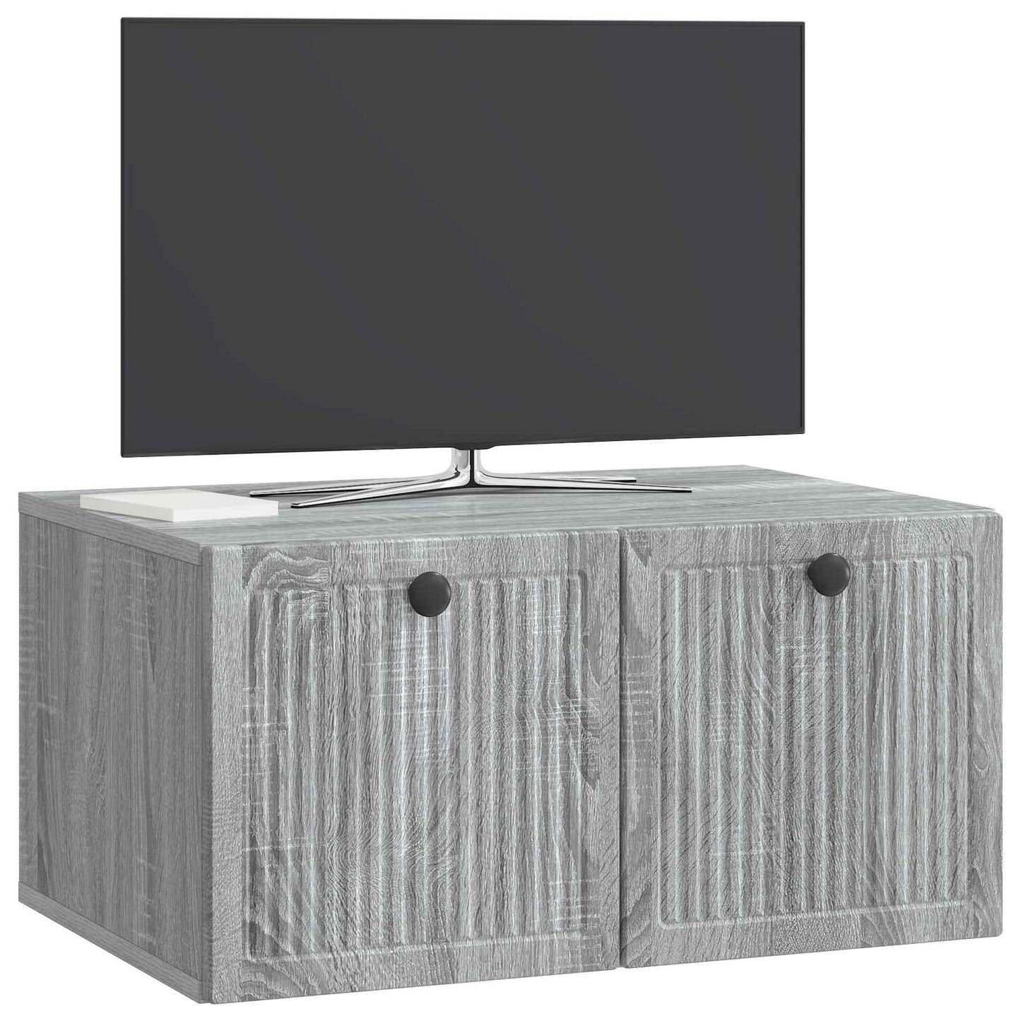 Wall-Mounted TV Cabinet Grey Sonoma 59.5 x 41 x 30 cm