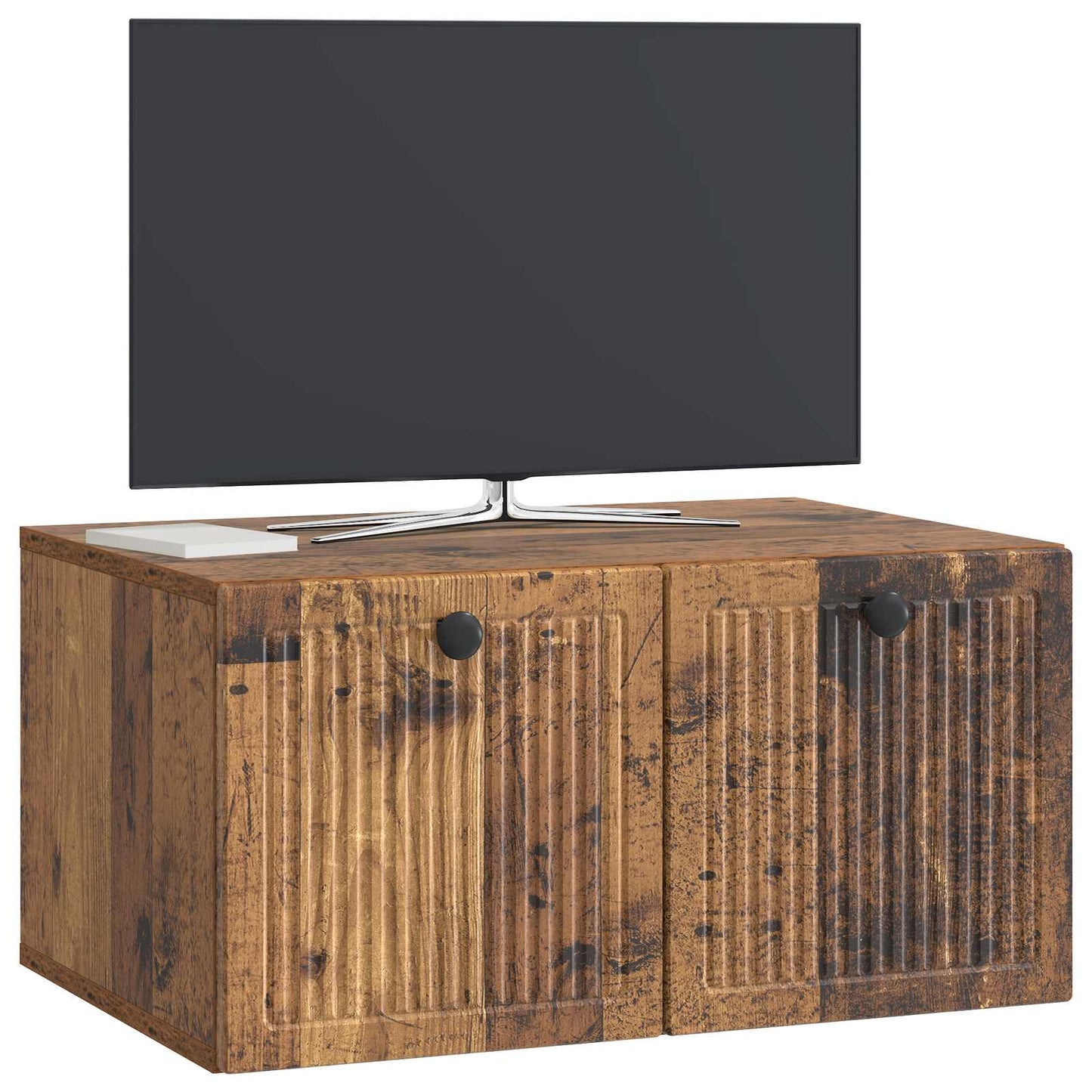 Wall-Mounted TV Cabinet Wall-mounted Old Wood 59.5 x 41 x 30 cm