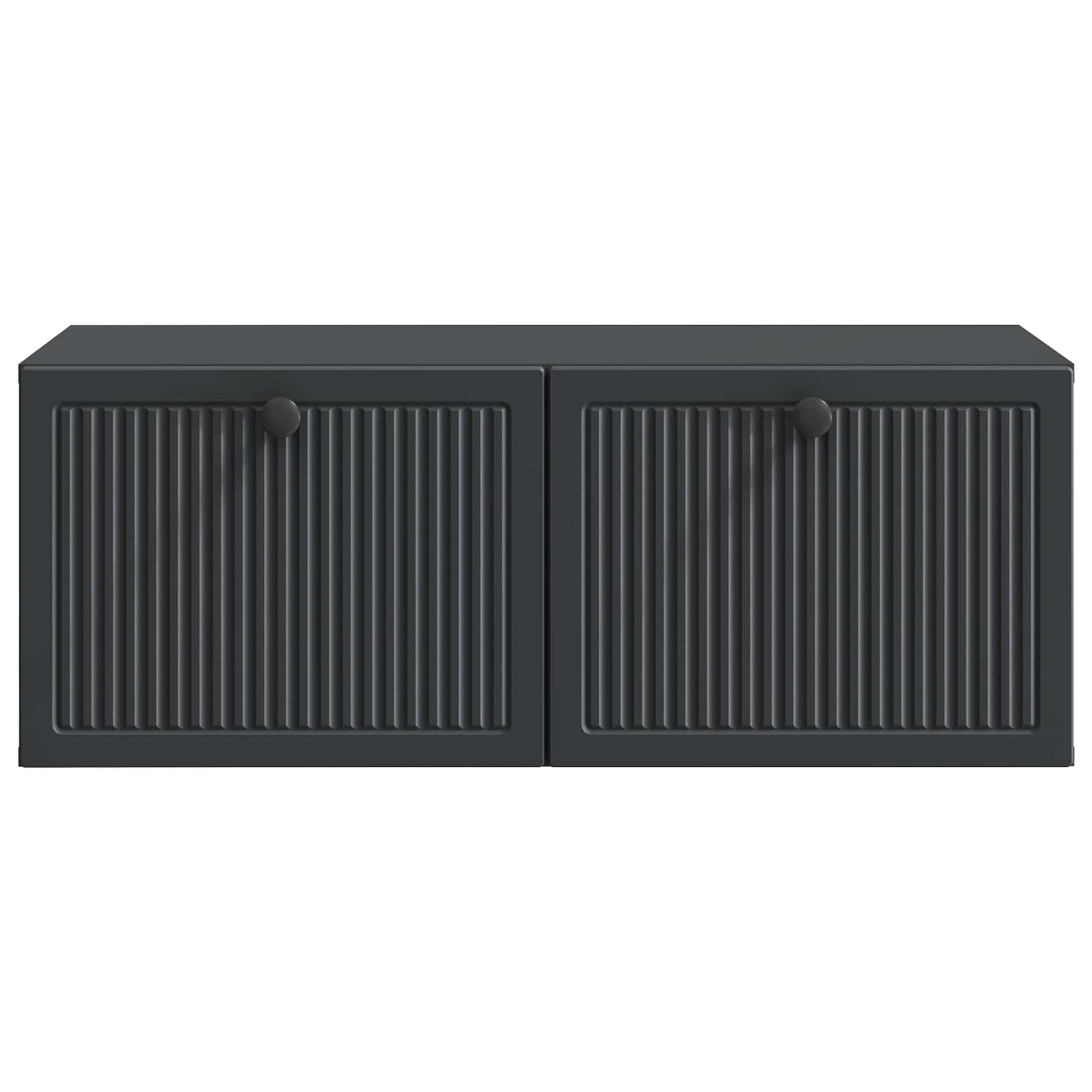 Wall-Mounted TV Cabinet Black 78.5 x 41 x 30 cm Engineered Wood