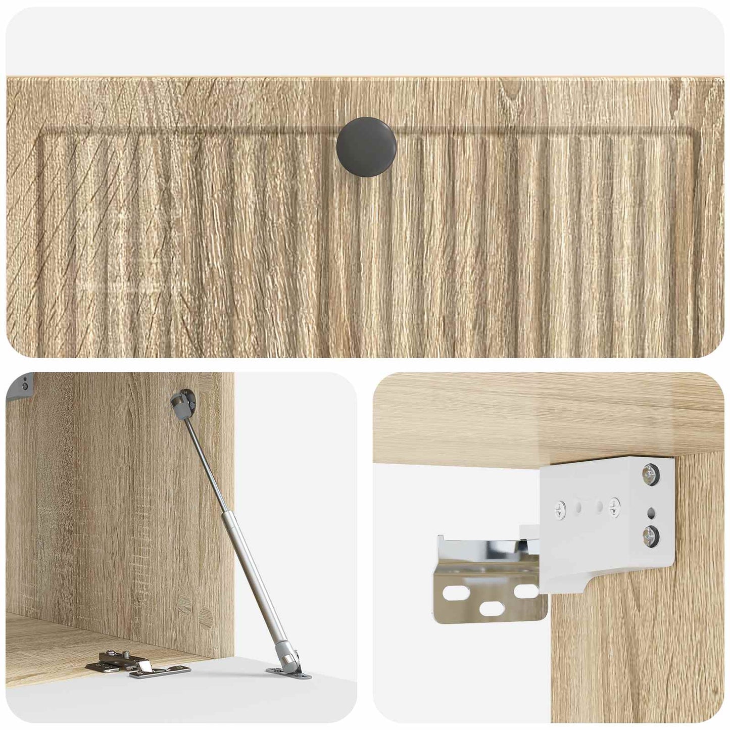 Wall-Mounted TV Cabinet Sonoma Oak 78.5 x 41 x 30 cm