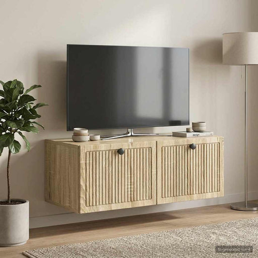 Wall-Mounted TV Cabinet Sonoma Oak 78.5 x 41 x 30 cm