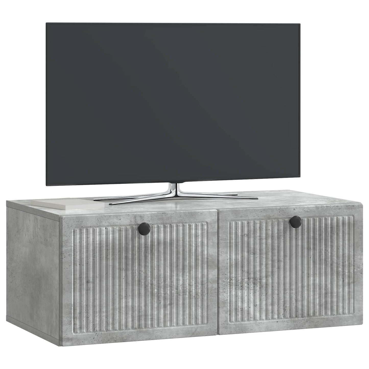 Wall-Mounted TV Cabinet Concrete Grey 78.5 x 41 x 30 cm