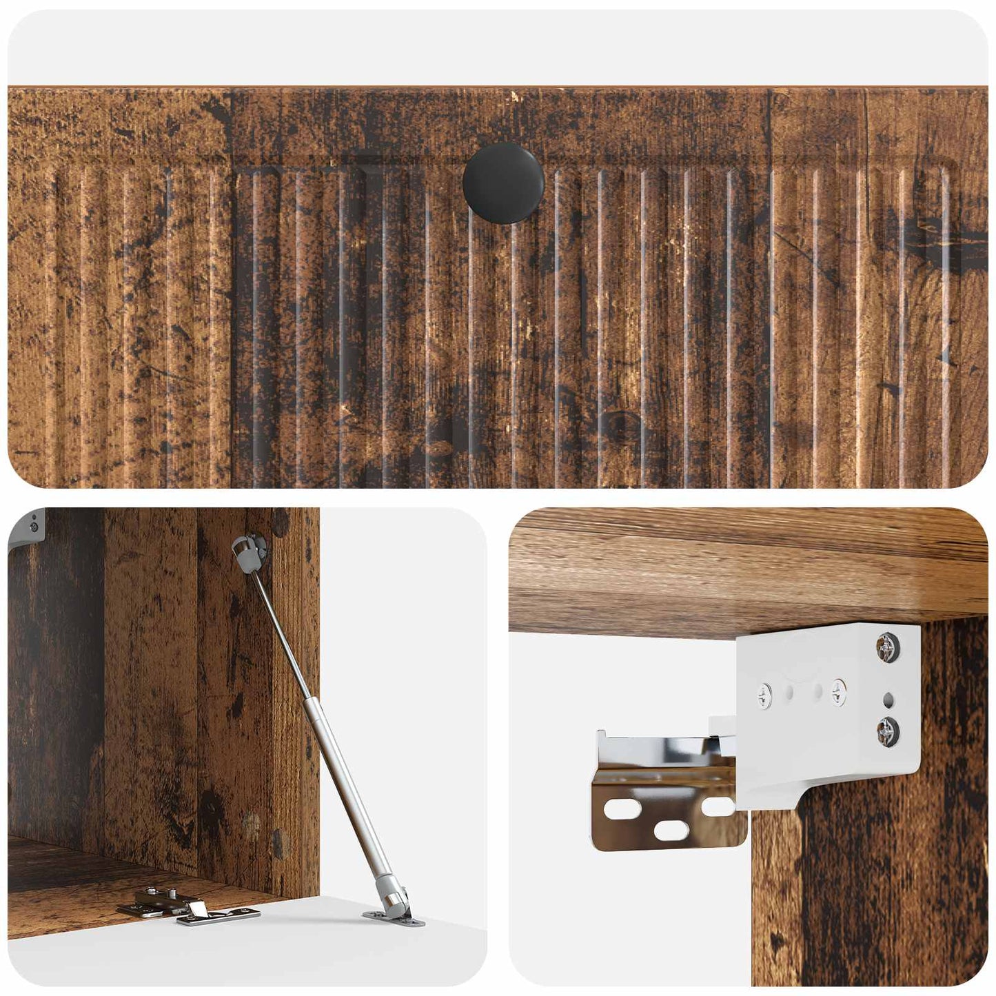 Wall-Mounted TV Cabinet Wall-mounted Old Wood 78.5 x 41 x 30 cm