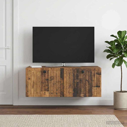 Wall-Mounted TV Cabinet Wall-mounted Old Wood 78.5 x 41 x 30 cm