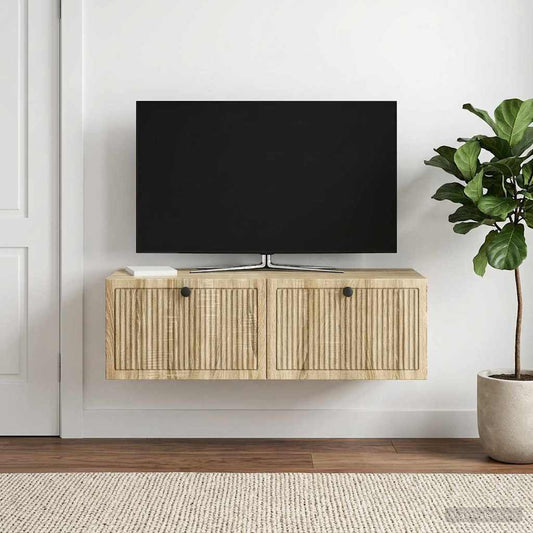 Wall-Mounted TV Cabinet Wall-mounted Sonoma Oak 98 x 41 x 30 cm