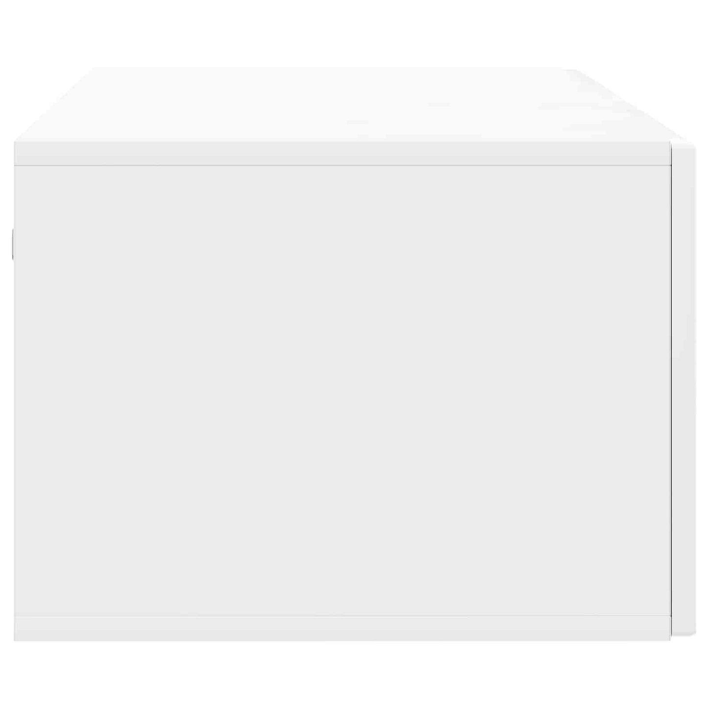 Wall-Mounted TV Cabinet High Gloss White 98 x 41 x 30 cm